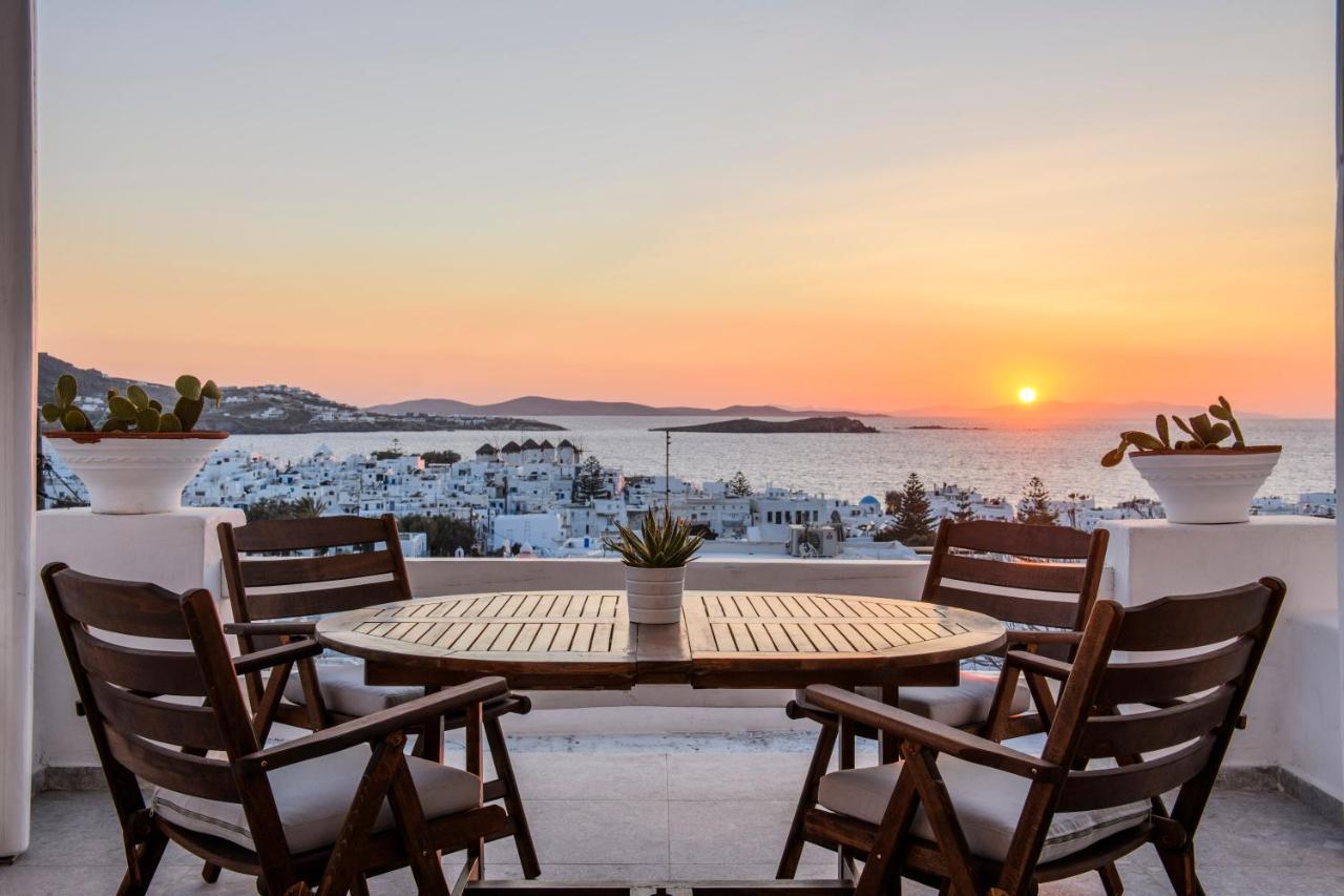 Mykonos Town Blueisla Modern Town Mykonosヴィラ エクステリア 写真