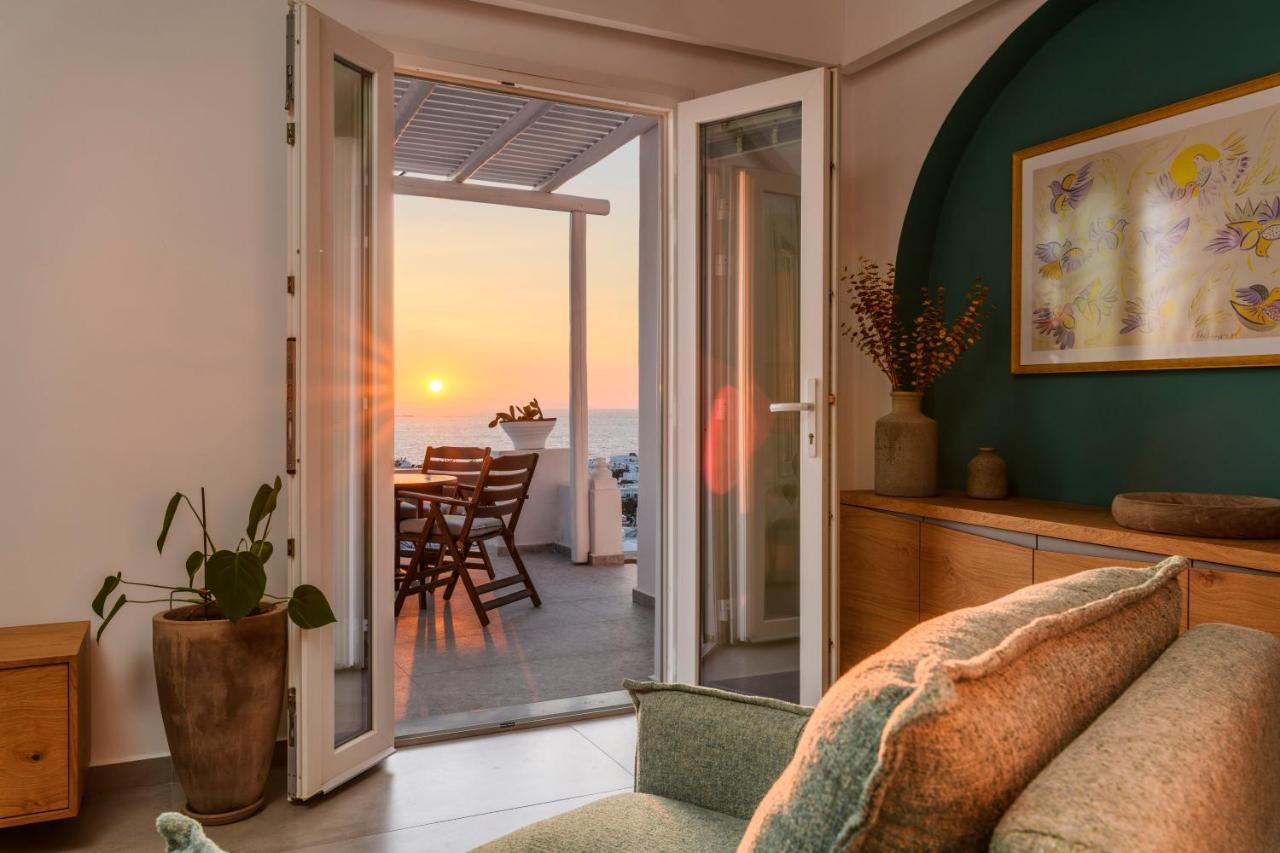 Mykonos Town Blueisla Modern Town Mykonosヴィラ エクステリア 写真
