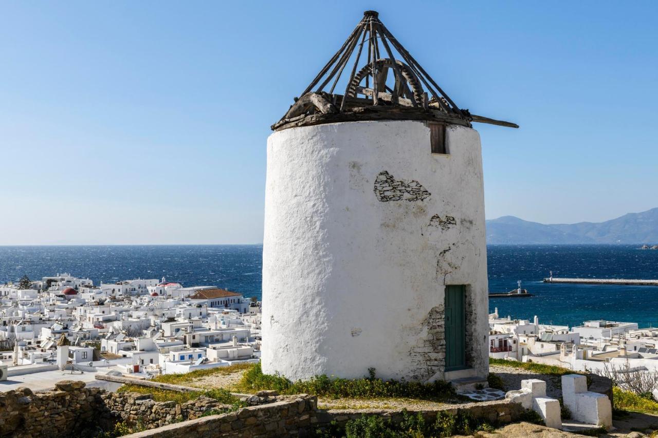 Mykonos Town Blueisla Modern Town Mykonosヴィラ エクステリア 写真