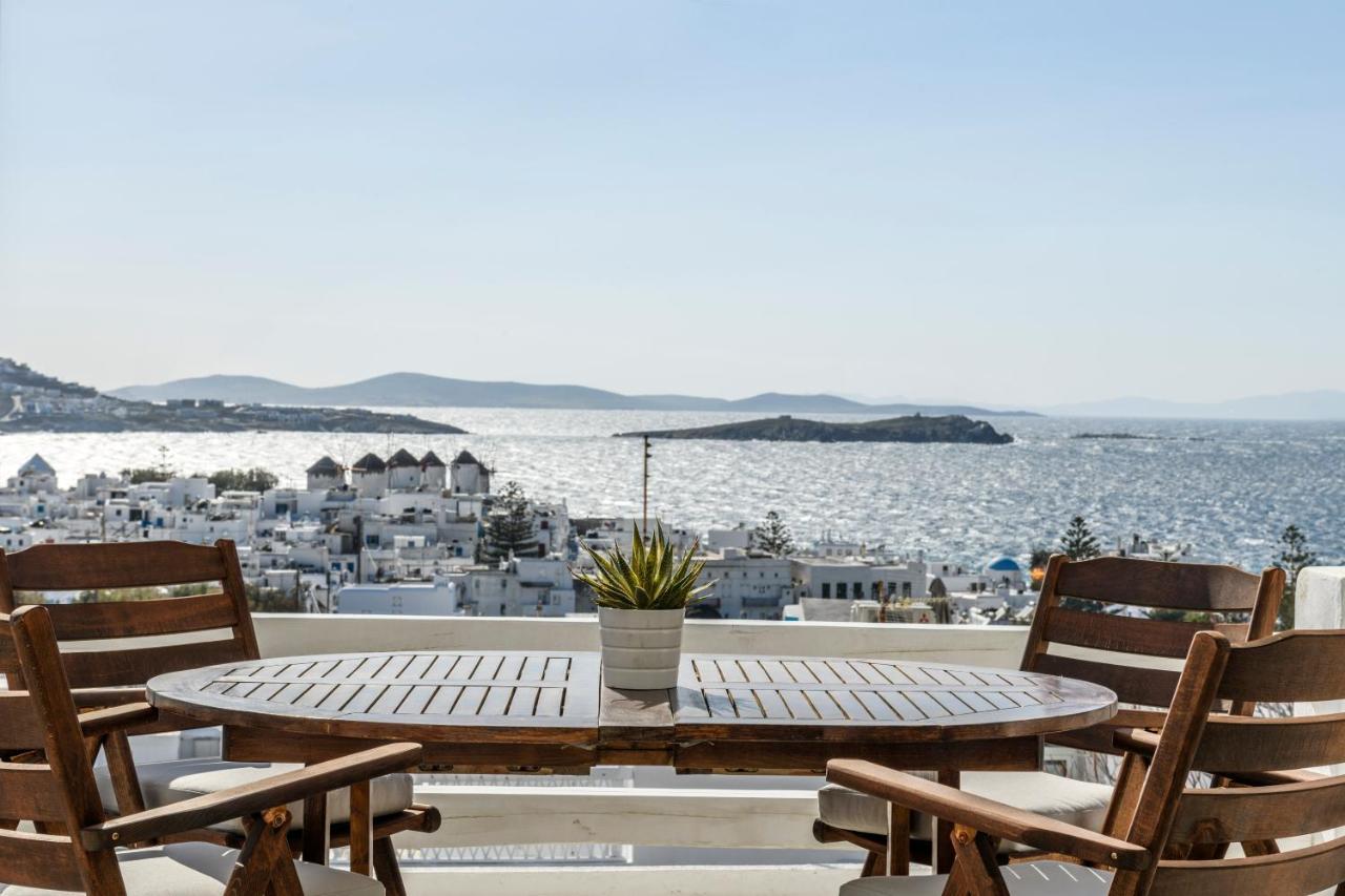 Mykonos Town Blueisla Modern Town Mykonosヴィラ エクステリア 写真